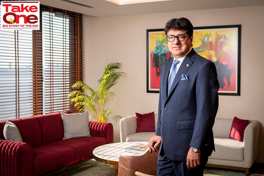 Puneet Chhatwal MD & CEO, Indian Hotels Company Limited (IHCL). Photographed at IHCL Office, Nariman Point, Mumbai. Image: Bajirao Pawar for Forbes India. 