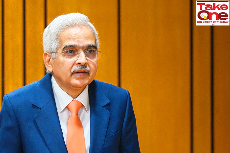 Shaktikanta Das, Governor, Reserve Bank of India (RBI)
Image: Punit Paranjpe / AFP