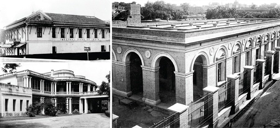 Imperial Bank of India was the result of an amalgamation of three Presidency Banks of colonial India: The Bank of Bengal, the Bank of Bombay and the Bank of Madras in 1921.