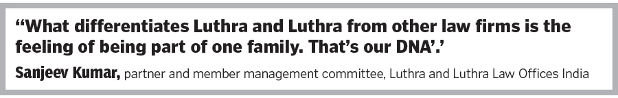 (L-R) Sanjeev Kumar, partner and member management committee at Luthra and Luthra and Harry Chawla, managing partner, Luthra and Luthra. Image: Madhu Kapparath