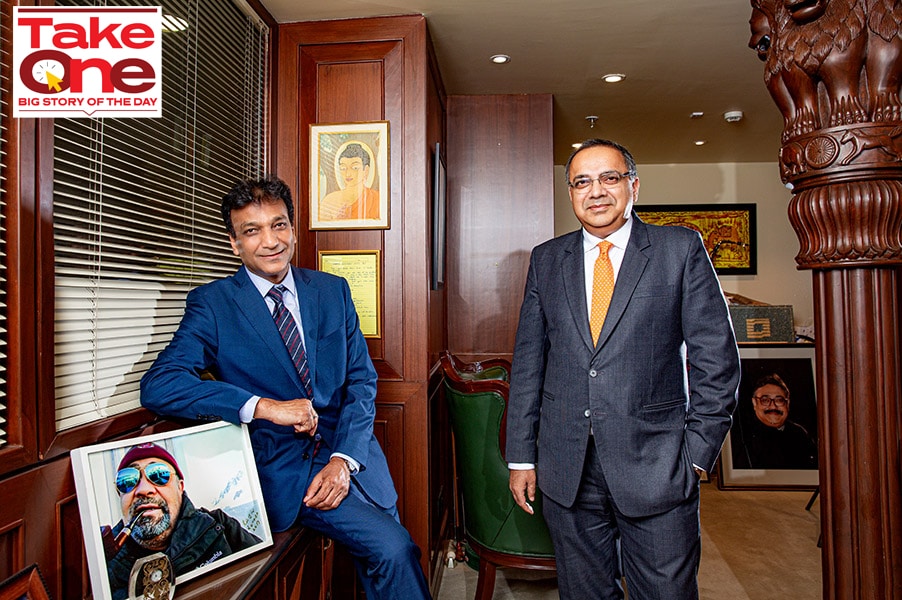 (L-R) Sanjeev Kumar, partner and member management committee at Luthra and Luthra and Harry Chawla, managing partner, Luthra and Luthra. Image: Madhu Kapparath