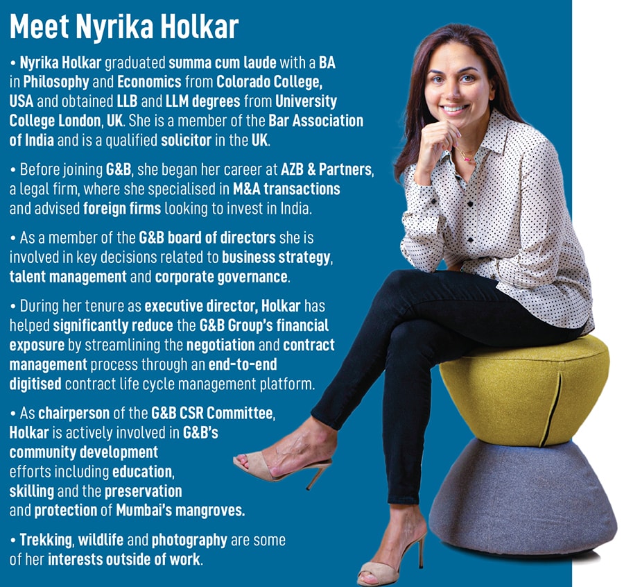 Nyrika Holkar, Executive director of Godrej & Boyce Mfg Co Ltd (G&B)
Image: Mexy Xavier