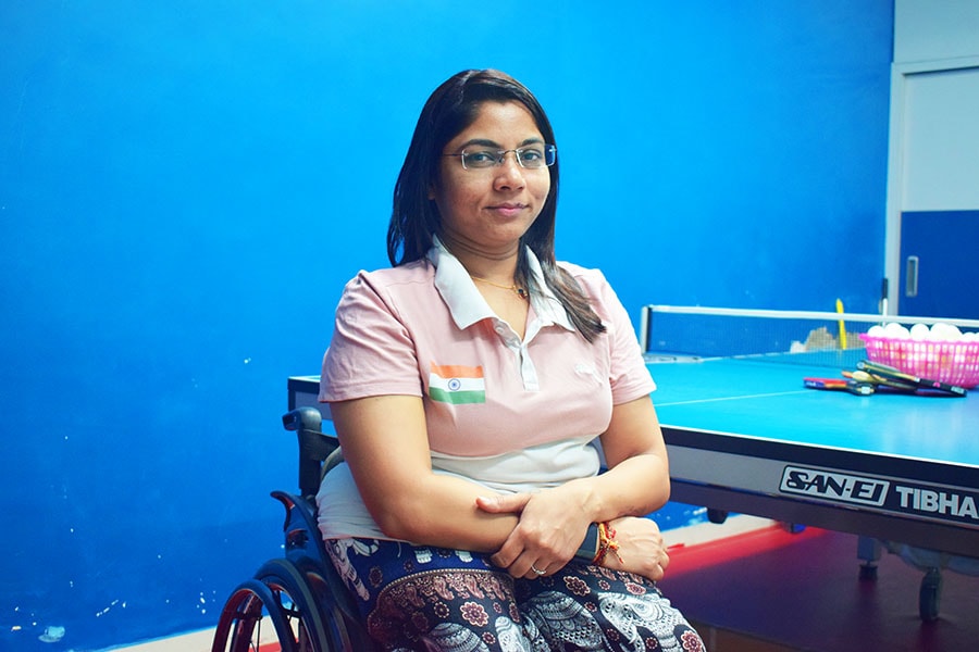 Bhavina Patel, para-table tennis player and Tokyo Paralympics silver medallist.