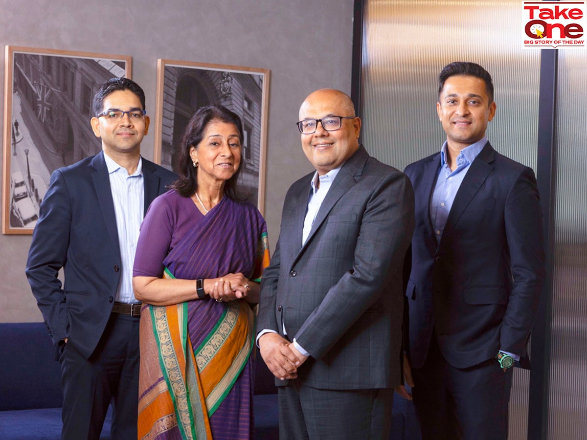 L-R: Subhakanta Bal, MD,  Naina Lal Kidwai, senior advisor., Chandresh Ruparel, MD & India head, Aalok Shah, MD and co-head India,  Rothschild & Co. 
Image: Apoorva Salkade for Forbes India