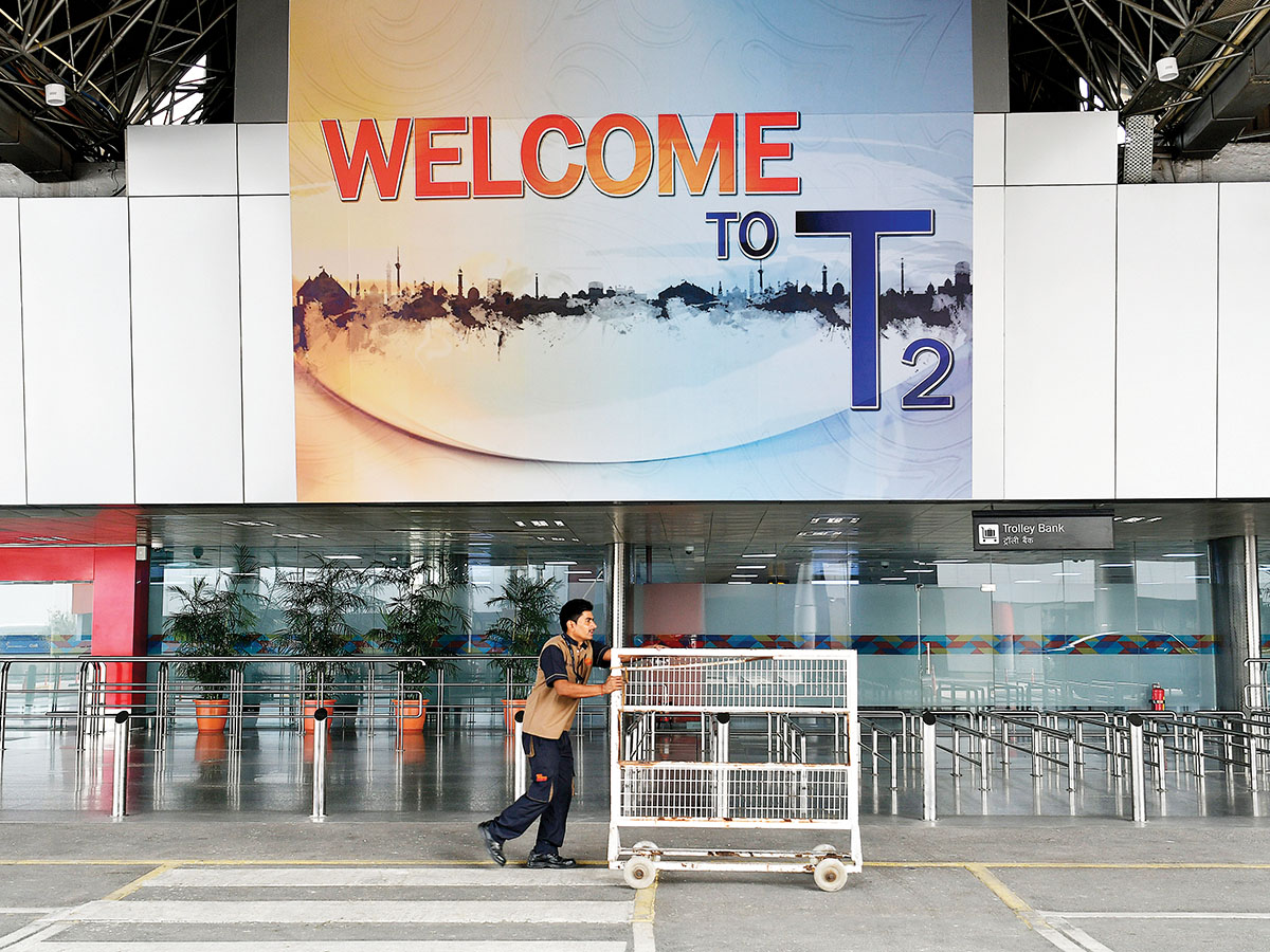 In 2006, GMR won the rights to develop Delhi’s IGI airport
Image: Anintido Mukherjee / Bloomberg via Getty Images