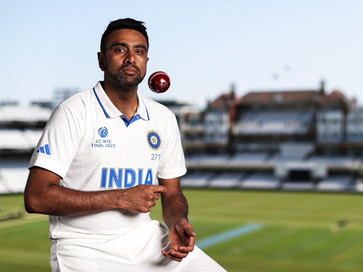  Ravichandran Ashwin of India poses for a portrait prior to the ICC World Test Championship Final 2023 at The Oval on June, 2023 in London, England.
Image: Ryan Pierse-ICC/ICC via Getty Images