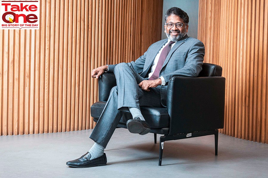 
Vetri Subramaniam, Chief Investment Officer at UTI Asset Management Company Ltd.. Photographed at UTI Tower, BKC, Mumbai.                   
Image: Bajirao Pawar for Forbes India