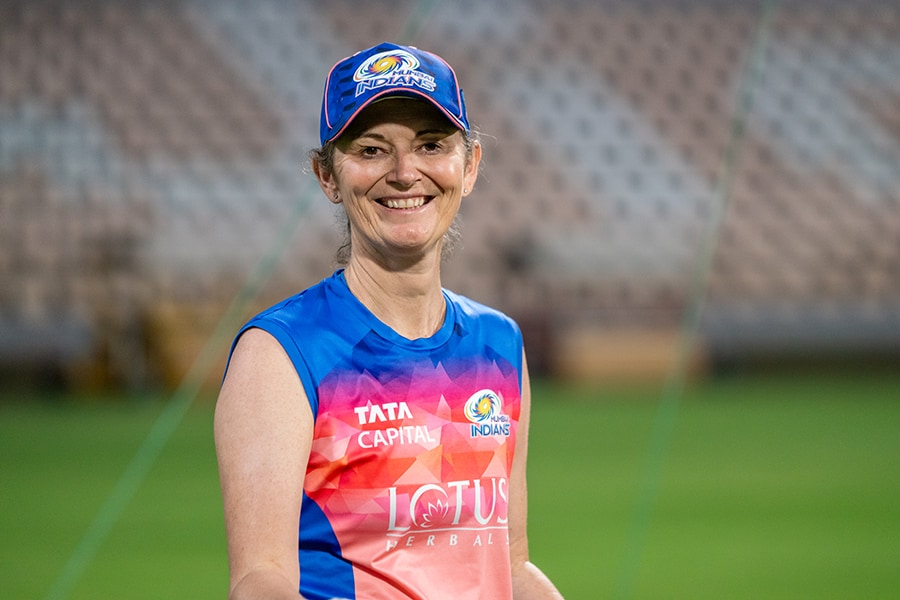 Charlotte Edwards, Head coach of the Mumbai Indians Image: Courtesy Mumbai Indians