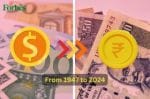 1 USD to INR: Tracking historical exchange rate from 1947 to 2024