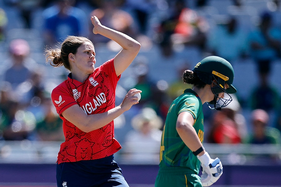  England's allrounder Nat Sciver-Brunt in action. Image: Marco Longari / AFP