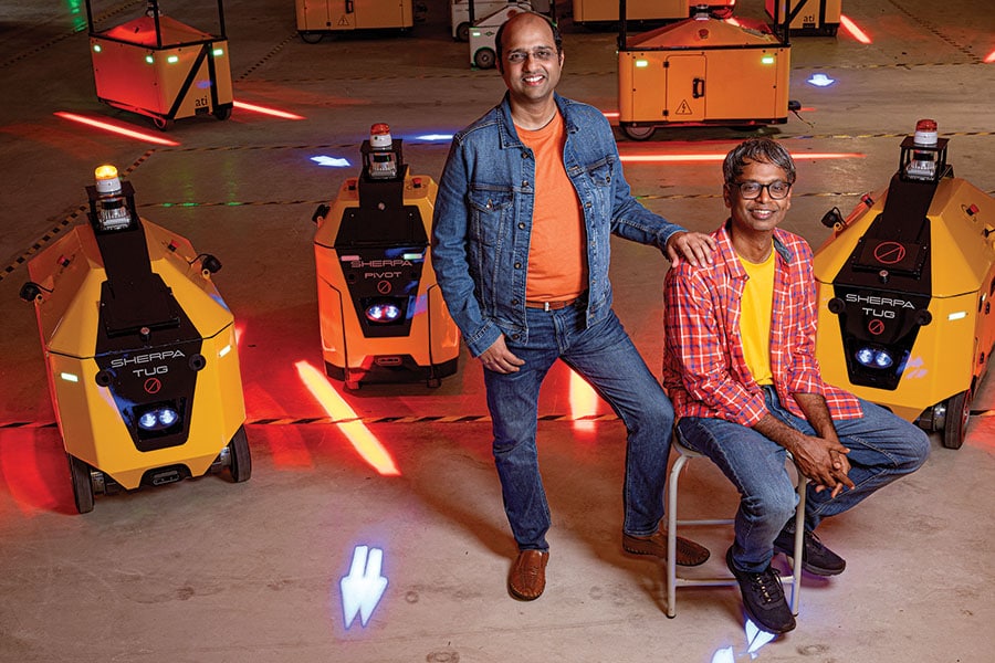 
The Aerostrovilos Energy team: (From left) Rohit Grover, Pradeep Thangappan, and Satyanarayanan Chakravarthy