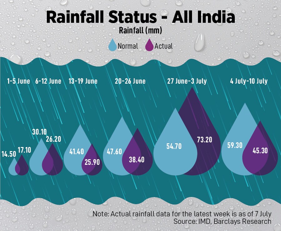 With excess rainfall in almost all the regions over the past week, reservoir levels are likely to improve
Image: Punit Paranjpe / AFP