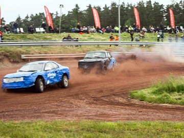 Amateur petrolheads bump and roll in Sweden's wild 'Folkrace'