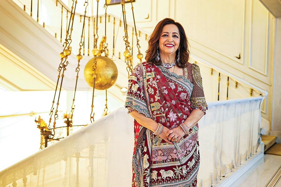 Swati Piramal at Karuna Sindhu, the Piramal house in Mumbai. Image: Neha Mithbawkar for Forbes India