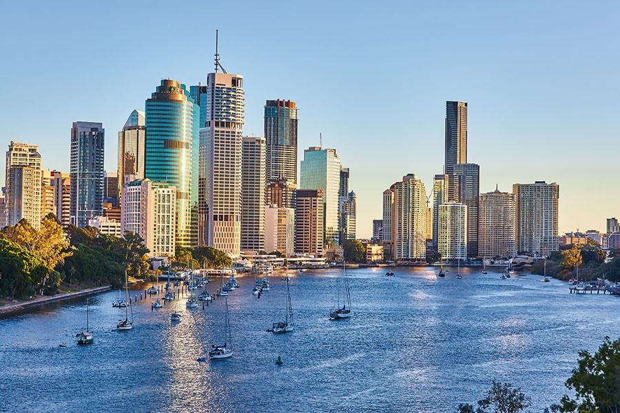 Thanks to its pleasant subtropical climate, Brisbane is an ideal place for your next 'workation.'
Image: Getty images