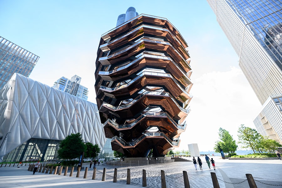 British designer Thomas Heatherwick's Vessel, a 0-million monument in New York's Hudson Yards, also took inspiration from ancient Indian stepwells.
Image: Noam Galai/Getty Images