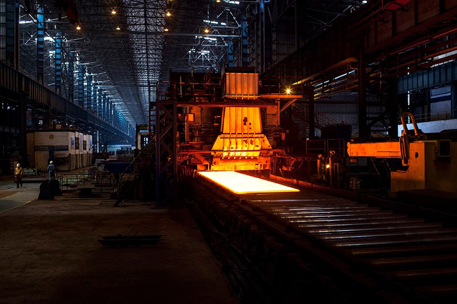 	One of the proposals is to create a roadmap for moving hard-to-abate industries like steel and cement, from energy efficiency targets to emission targets. Image: Udit Kulshrestha/Bloomberg via Getty Images