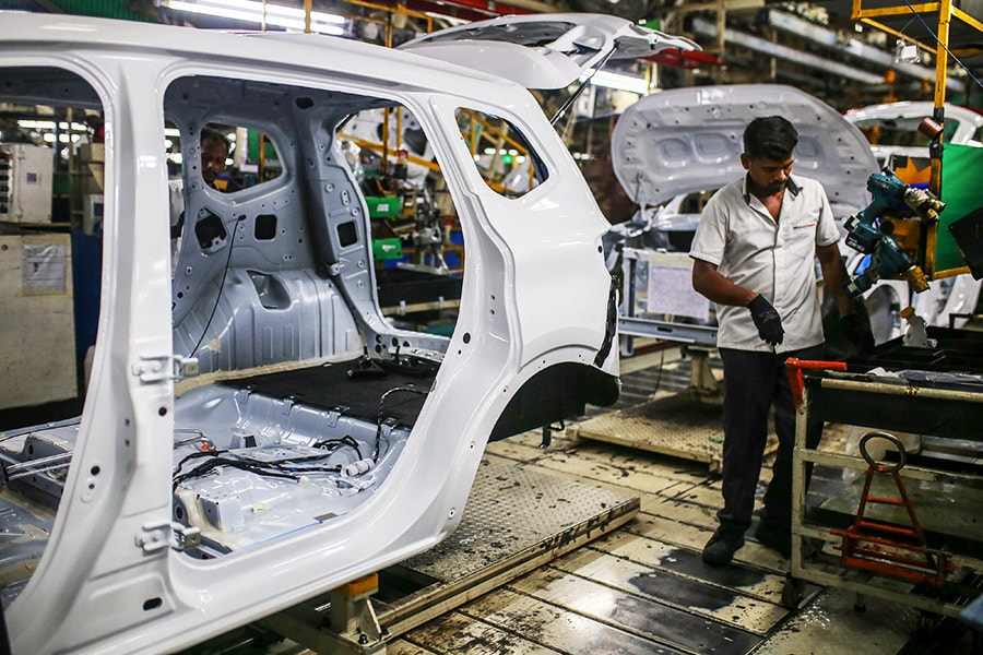 The auto sector will now have to find comfort in the exemption from customs duties for lithium, copper, and cobalt, which can help lithium-ion battery manufacturing in India.
Image: Getty Images