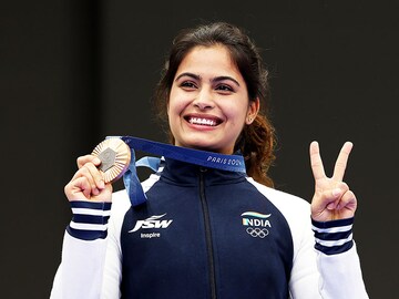 Photo of the day: Manu Bhaker wins India's first medal at Paris 2024