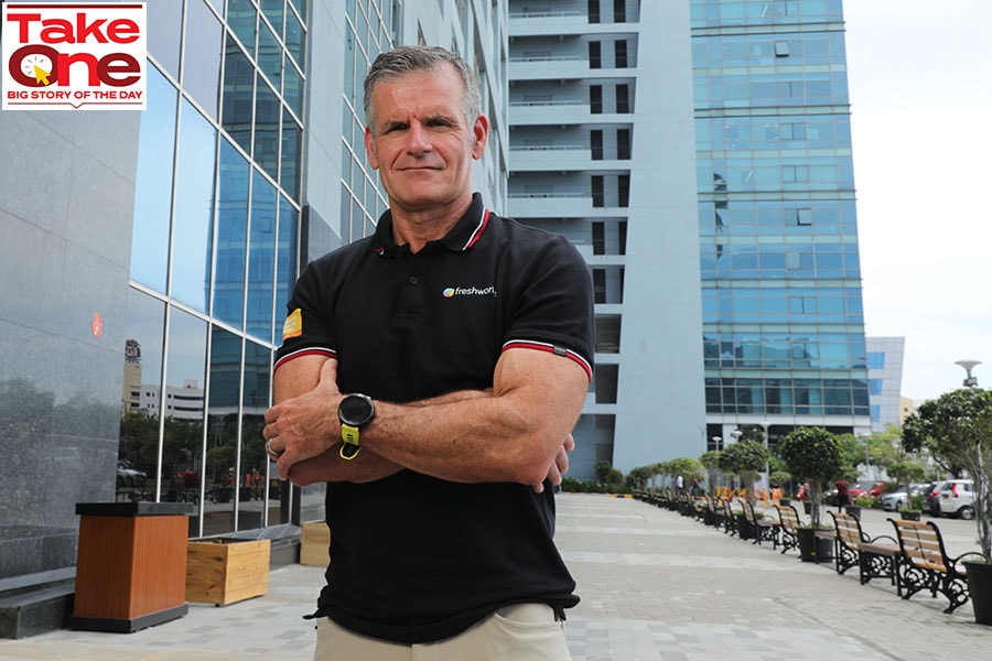 Dennis Woodside, CEO Freshworks. 
Image: Balaji Gangadharan for Forbes India