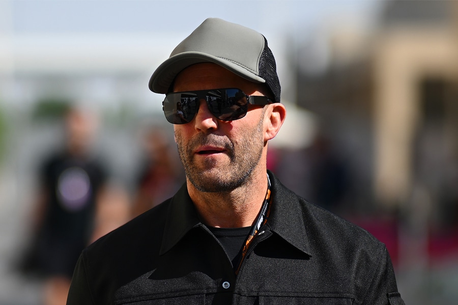 Jason Statham;Photo by Clive Mason - Formula 1/Formula 1 via Getty Images