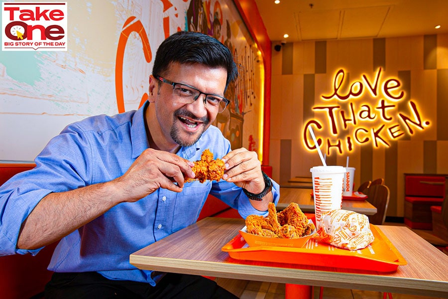 Gaurav Pande, Executive Vice President, Jubilant Foodworks Ltd and Business head, Popeyes India.
Image: Madhu Kapparath