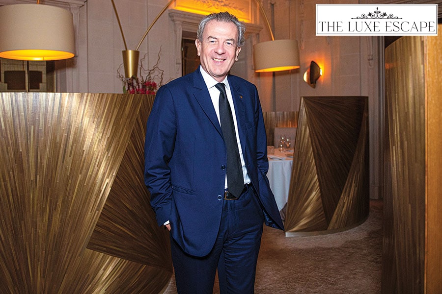 Laurent Gardinier, President of luxury hotel association Relais & Châteaux  Image: Virginie Clavieres/Paris Match Via Getty Images