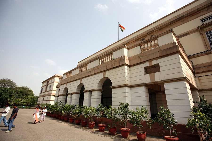 Nehru Memorial Museum Library GettyImages. Image: Photo by Jyoti Kapoor/The India Today Group via Getty Images