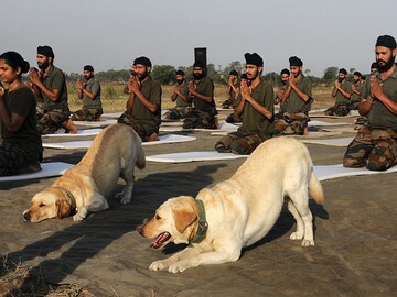 Photo of the day: Ready for International Day of Yoga