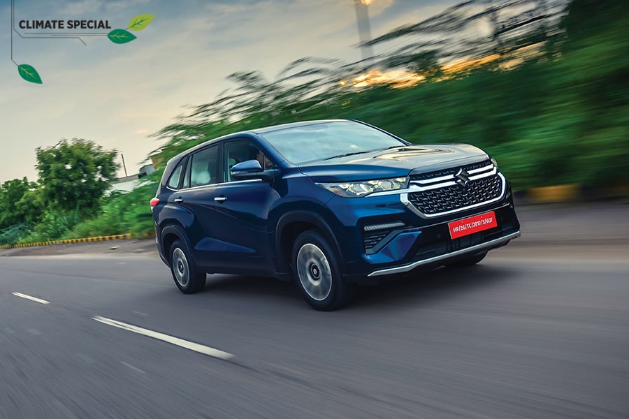 A hybrid vehicle such as the Maruti Suzuki Invicto uses two or more power sources, mostly an internal combustion engine and an electric motor
Image: Anis Shaikh / Overdrive