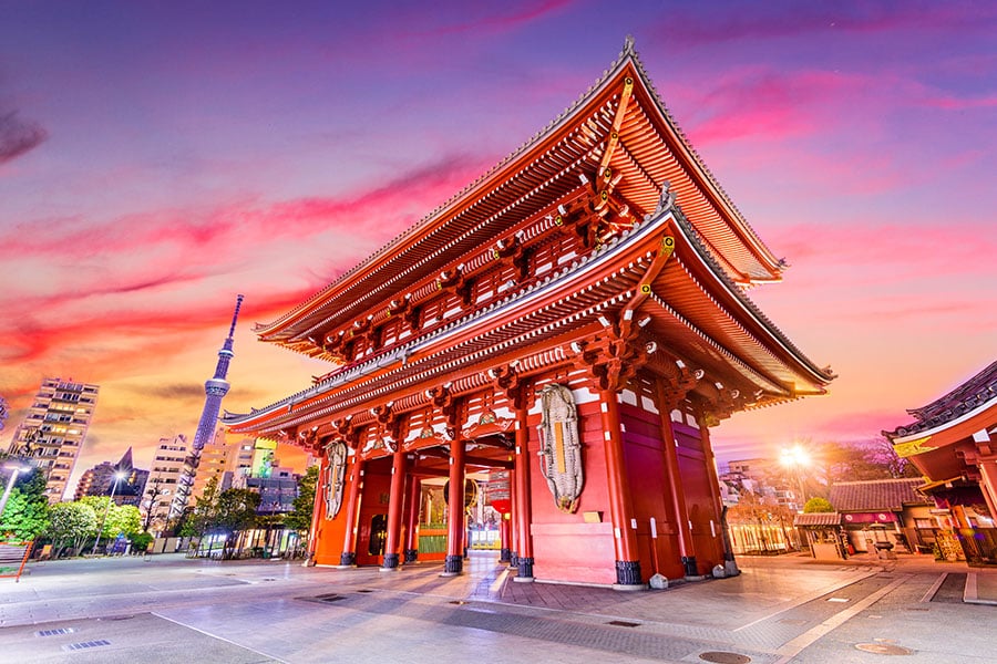 Tokyo, Japan. Image credit: Shutterstock