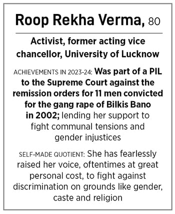 Roop Rekha Verma, Activist, former acting vice chancellor, University of Lucknow
Image: Amit Verma