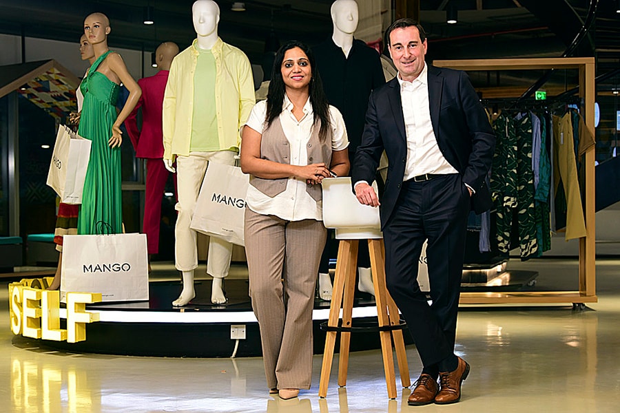 	Nandita Sinha, CEO, Myntra (L) with Toni Ruiz, CEO, Mango. Image: Hemant Mishra for Forbes India