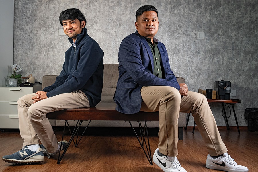 Jar co-founders: Nishchay Ag (left), who is CEO, and Misbah Ashraf, who is CPO
Image: Selvaprakash Lakshmanan for Forbes India