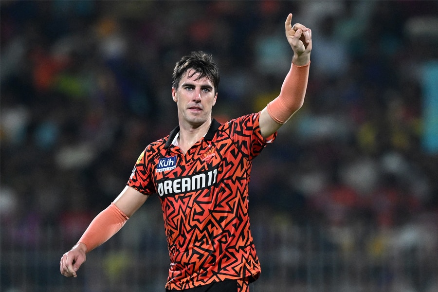 
Sunrisers Hyderabad's captain Pat Cummins
 Image: R.Satish Babu / AFP