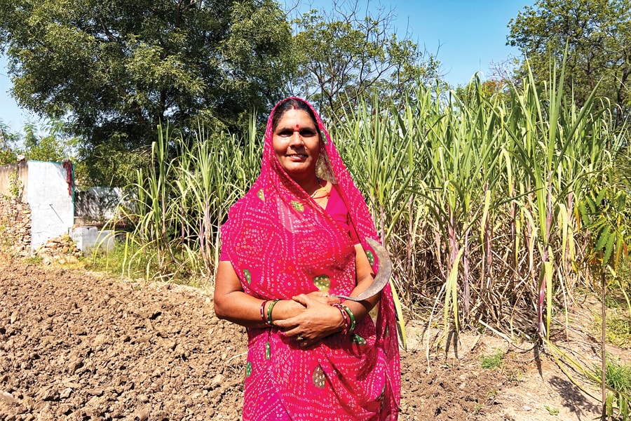 Kavita Paliwal, a farmer from Lakhawali village near Udaipur, who has been using Fasal Amrit for one and a half years, says besides saving water, she has been spending less on fertiliser while getting better yields