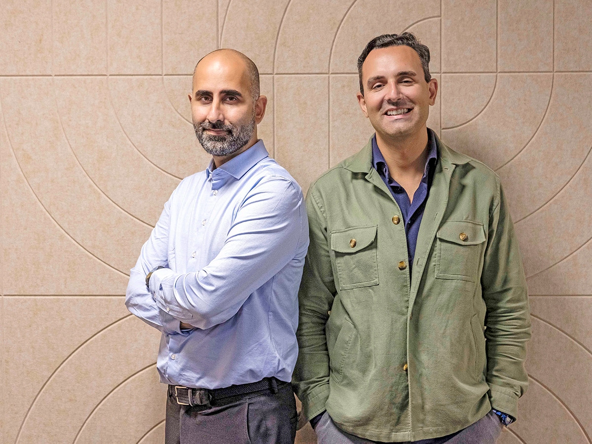 Nami Zarringhalam (left) and Alan Mamedithe cofounders at the Truecaller. Bengaluru. September 2024.
Image: Nishant Ratnakar for Forbes India