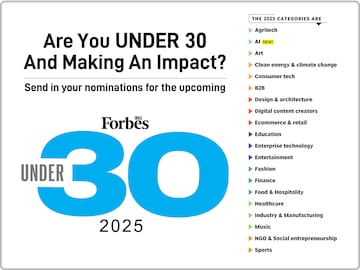 Forbes India Under 30 2025: Nomination forms now open