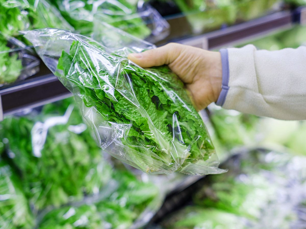 Plastics are widespread in packaging, helping perishable goods stay fresh and safe to consume while reducing overall food waste and illness from contamination. Image credit: Shutterstock