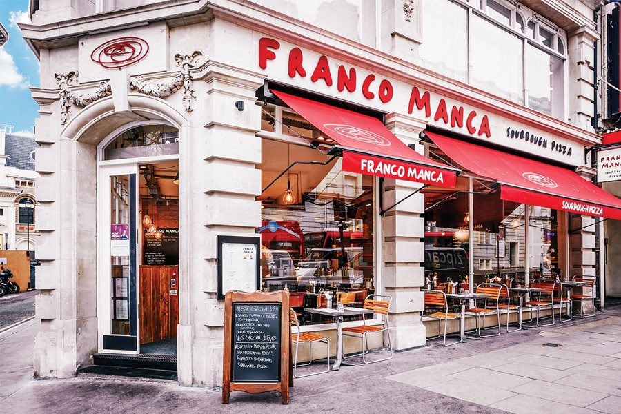 A Franco Manca pizzeria
Image: Courtesy of Toridoll