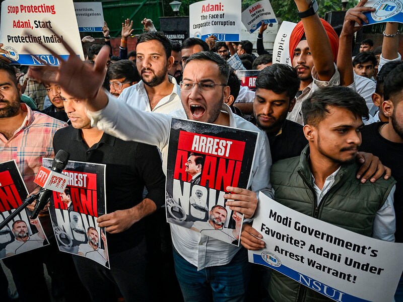 Photo of the Day: Protests against Gautam Adani