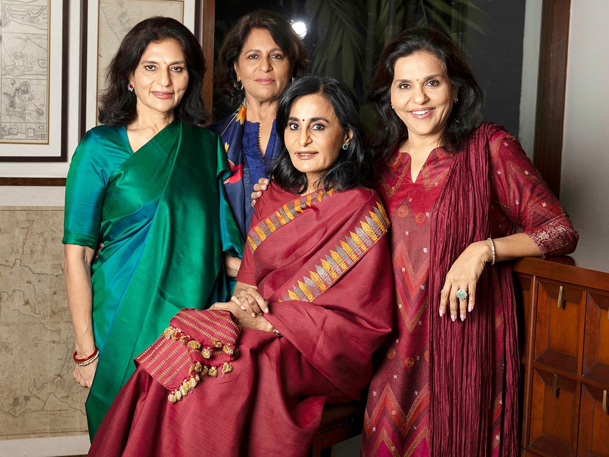 From Left: Preetha Reddy, Shobana Kamineni, Suneeta Reddy, Sangita Reddy of Apollo Hospital Photo by Balaji Gangadharan for Forbes India
