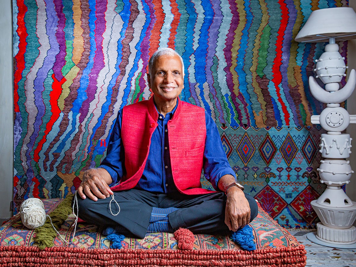 I have the same control over quality as I had 45 years ago: Jaipur Rugs' Nandkishore Chaudhary