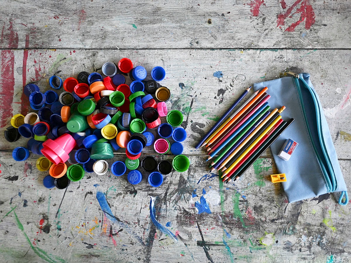 In Colombia, children trade plastic waste for school supplies