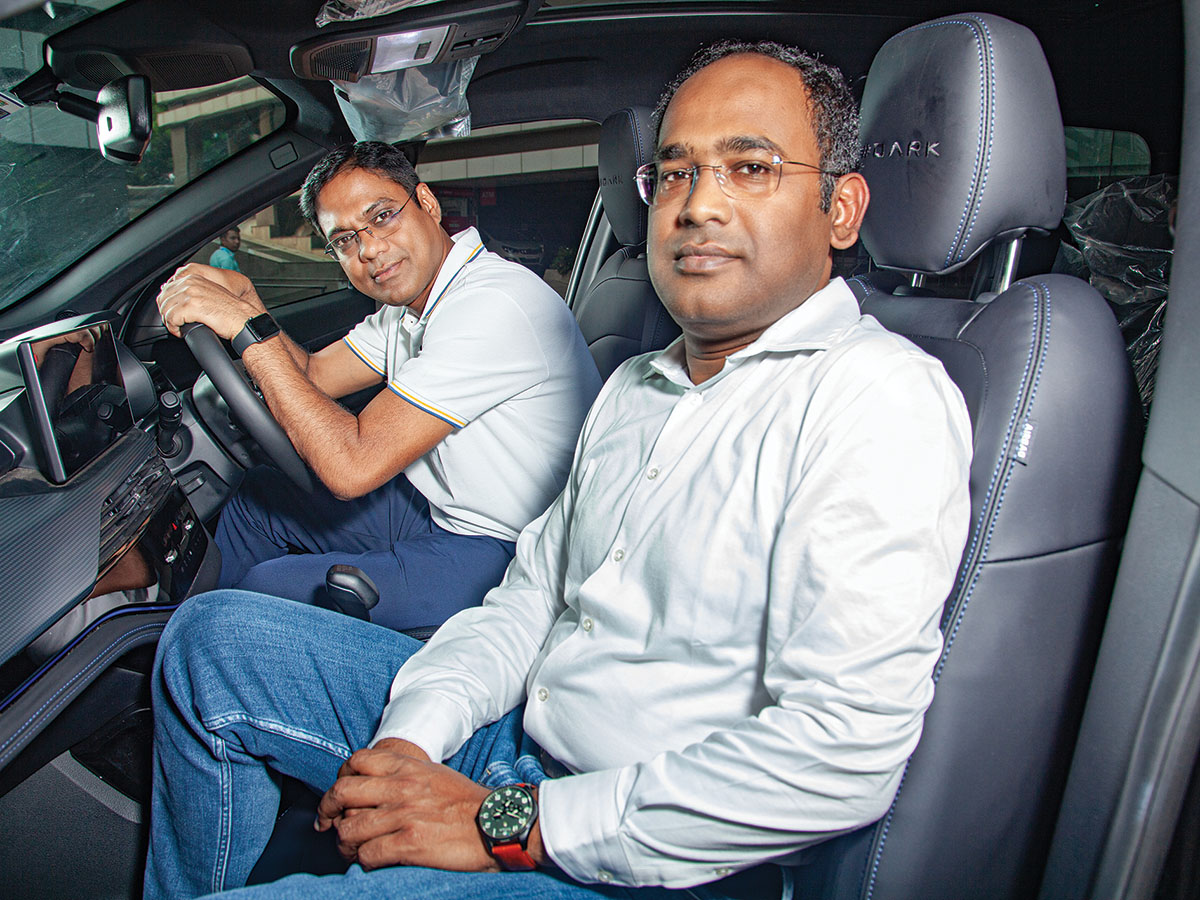 (From left) Biplab Chakraborty and Tapan Barman, co-founders, Mihup Communications Image: Subrata Biswas for Forbes India