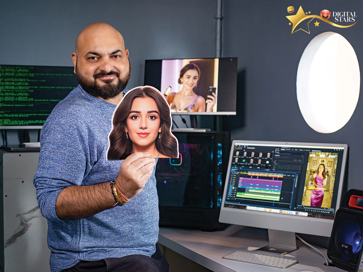 Abhishek Razdan, co-founder and CEO, AVTR Meta Labs, which created influencer Naina Image: Bajirao Pawar for Forbes India