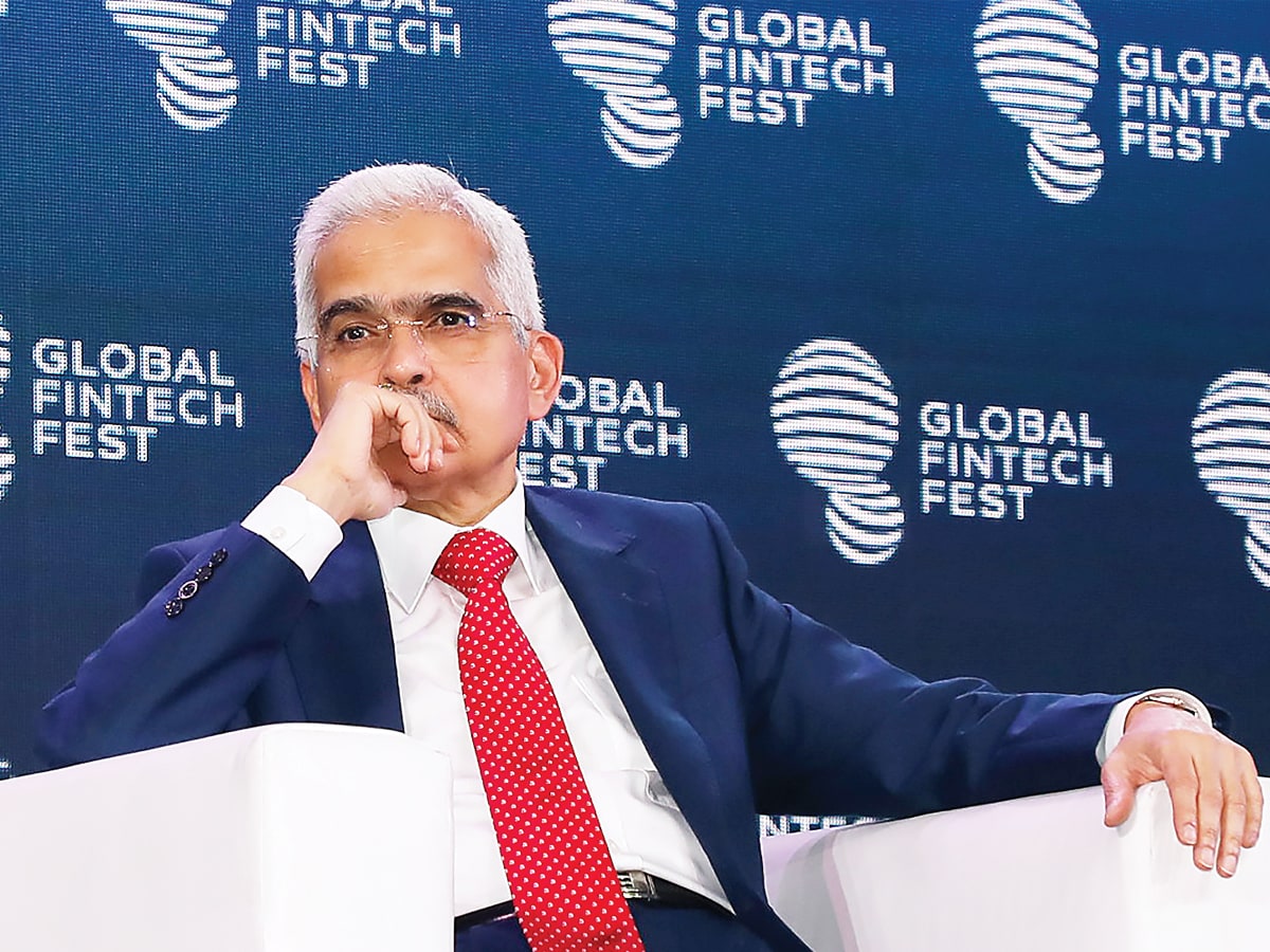 RBI Governor, Shashikanta Das at the three-day Global Fintech Fest (GFF) 2024' Image: Niharika Kulkarni/NurPhoto via Getty Images