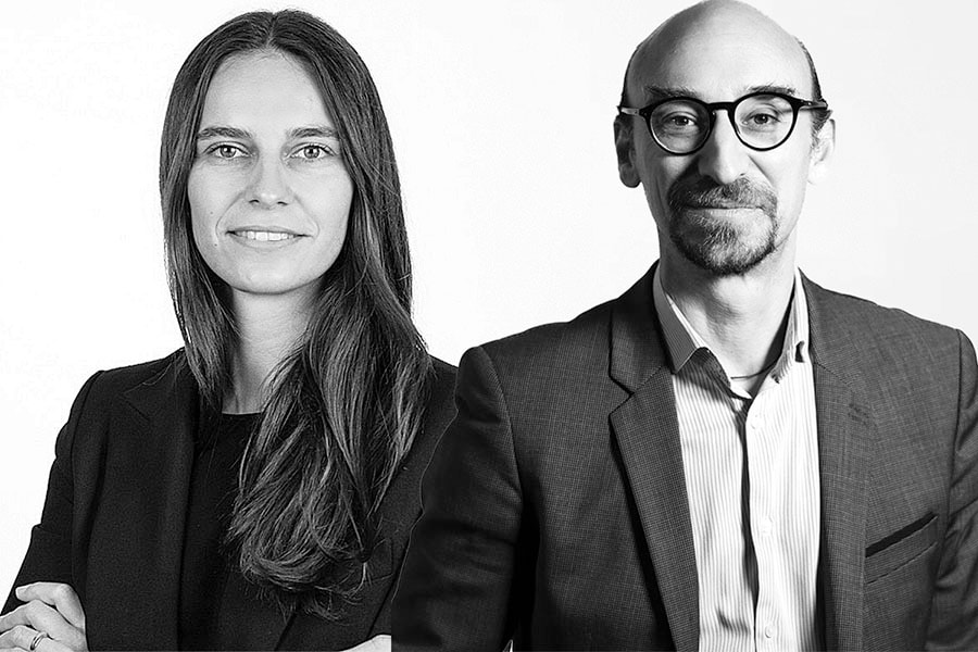 From left: Chloé Thomas, Branding Deputy General Director; Grégoire Weil, Managing Director, W Conran Design