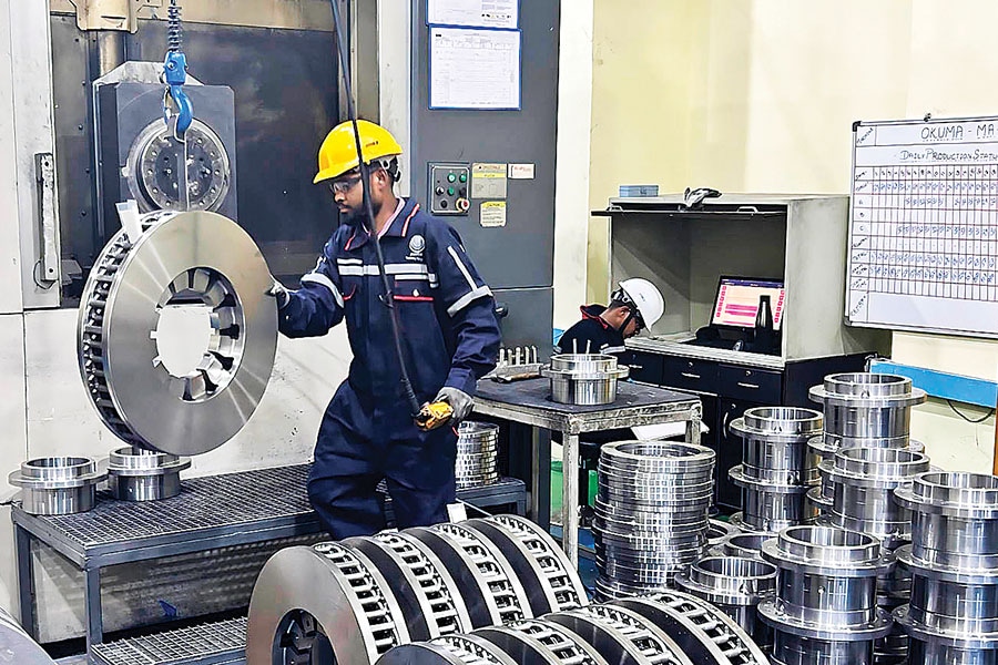 Jupiter's disc brake manufacturing plant at Jabalpur. Image: Mexy Xavier