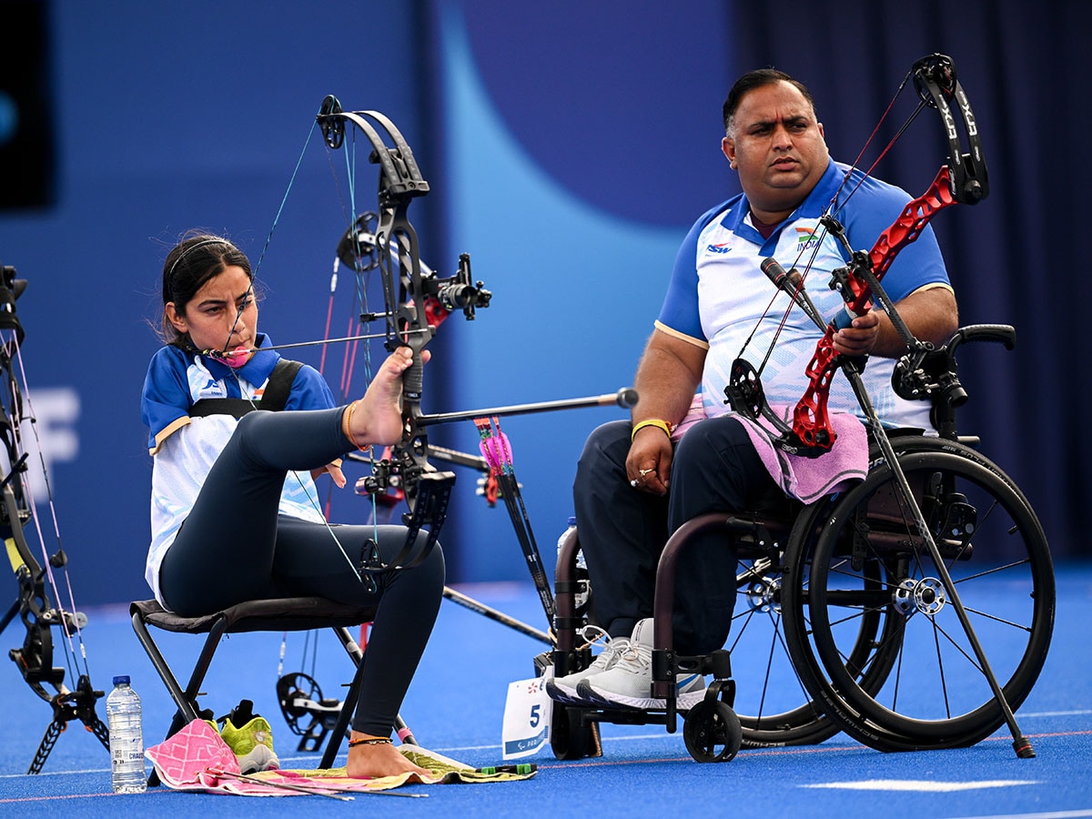 Sheetal Devi. Image by : Ramsey Cardy/Sportsfile via Getty Images